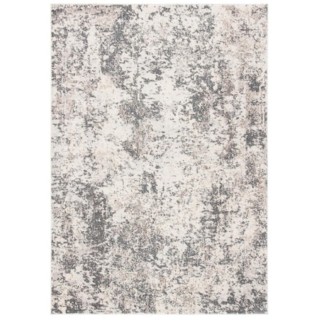 Safavieh 6 x 9 ft. Madison 400 Power Loomed Rectangle Area Rug Grey & Ivory MAD453G-6